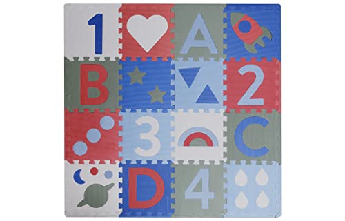 Kindsgut Spielmatte für den Boden aus Puzzleteilen, Perfekt zum Krabbeln, Toben und Spielen, Zahlen Lernen, schöne Motive und dezente Farben, Bodenmatte, Aron Kindsgut Spielmatte für den Boden aus Puzzleteilen, Perfekt zum Krabbeln, Toben und Spielen, Zahlen Lernen, schöne Motive und dezente Farben, Bodenmatte, Aron von Kindsgut