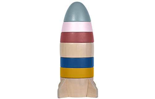Kindsgut Stapelturm, Motorikspielzeug für Kleinkinder aus Holz, schönes Geschenk zum 1. Geburtstag, dezente Farben und Schlichtes Design, hochwertige Qualität, Rakete Kindsgut Stapelturm, Motorikspielzeug für Kleinkinder aus Holz, schönes Geschenk zum 1. Geburtstag, dezente Farben und Schlichtes Design, hochwertige Qualität, Rakete von Kindsgut