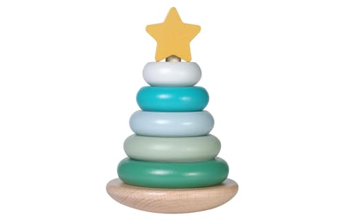 Kindsgut Stapelturm Tannenbaum, Motorikspielzeug, Kinder aus Holz, ab 12 Monaten, 7 Teile, Fördert die Feinmotorik, Lernspielzeug Kindsgut Stapelturm Tannenbaum, Motorikspielzeug, Kinder aus Holz, ab 12 Monaten, 7 Teile, Fördert die Feinmotorik, Lernspielzeug von Kindsgut