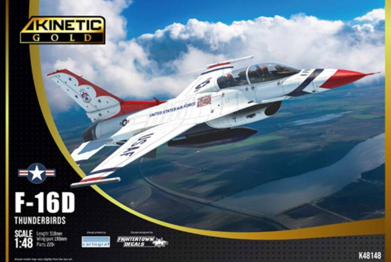 F-16D Thunderbirds von Kinetic Model Kits