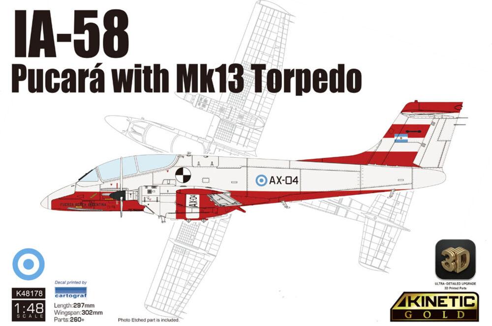 IA-58 Pucar with Mk13 Torpedo IA-58 Pucar with Mk13 Torpedo von Kinetic Model Kits
