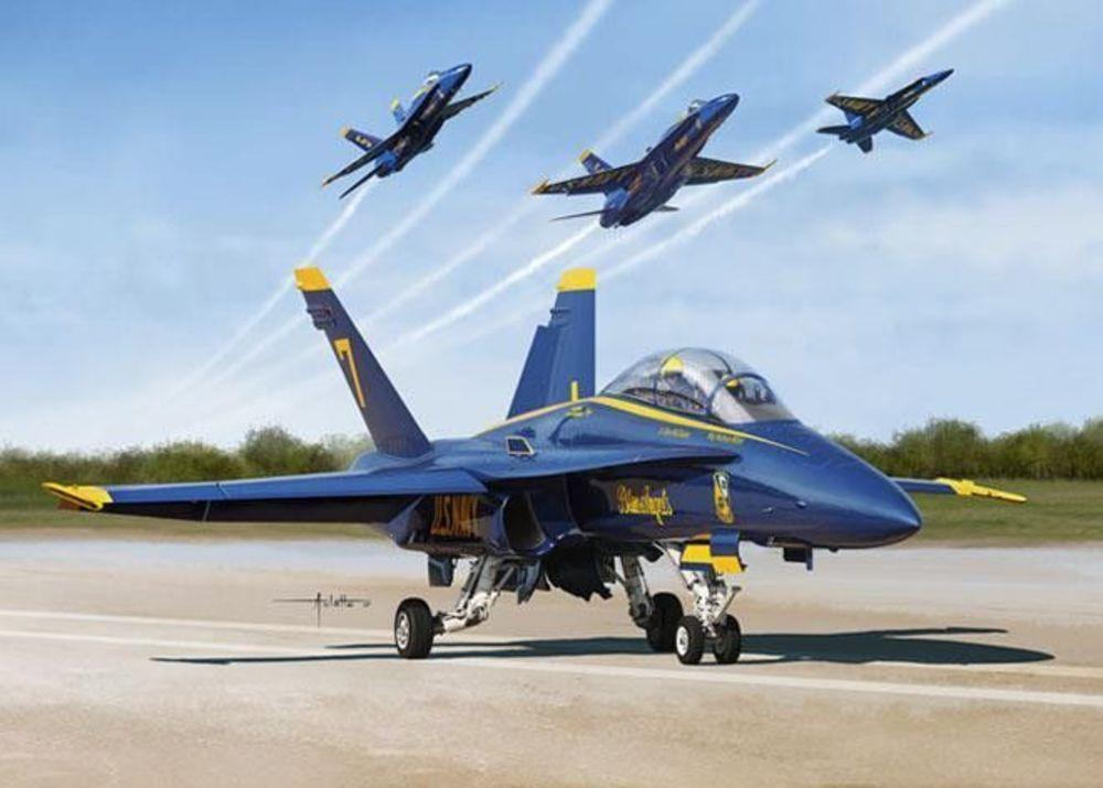 USN BLUE ANGLE 2017 F/A-18A/B/C/D USN BLUE ANGLE 2017 F/A-18A/B/C/D von Kinetic Model Kits