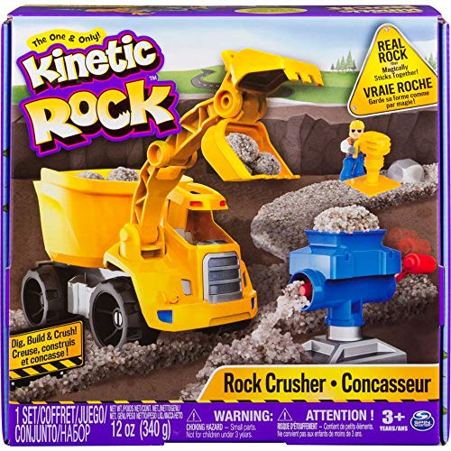Kinetic Rock 6033177 - Kinetic Sand Baustellen Set von Kinetic Sand