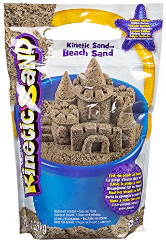 Kinetic Sand Beach Sand 1,4 kg - echter Strandsand aus Schweden mit einer Prise Magie für Indoor Sandspiel, ab 3 Jahren von Kinetic Sand