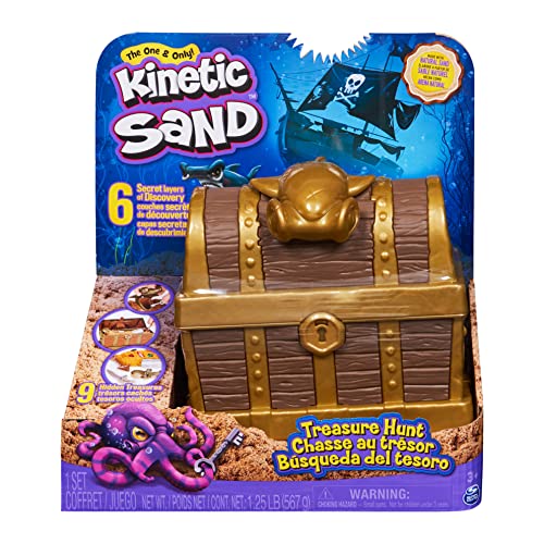 Kinetic Sand 6062080 Treasure Hunt Schatzsuche, Standard, 36-40 Monate von Kinetic Sand