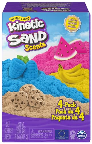 Kinetic Sand Duftsand 4er-Pack, 907 g für kreatives Indoor-Sandspiel Kinetic Sand Duftsand 4er-Pack, 907 g für kreatives Indoor-Sandspiel von Kinetic Sand
