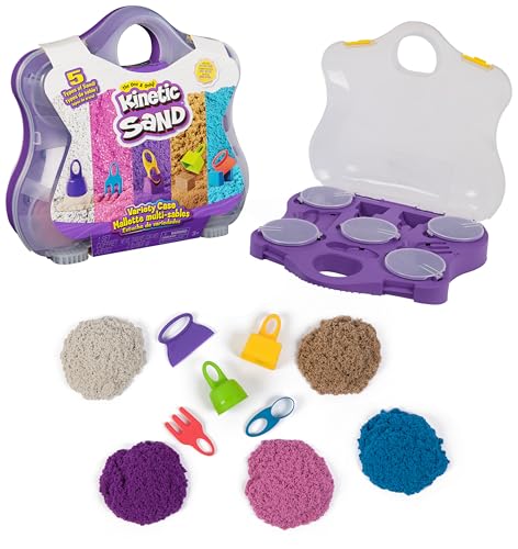 Kinetic Sand Farbspiel Koffer - mit 907 g magischen Sand aus Schweden in 5 Farben und mit 5 Werkzeugen für kreatives Indoor-Sandspiel, für Kinder ab 3 Jahren Kinetic Sand Farbspiel Koffer - mit 907 g magischen Sand aus Schweden in 5 Farben und mit 5 Werkzeugen für kreatives Indoor-Sandspiel, für Kinder ab 3 Jahren von Kinetic Sand