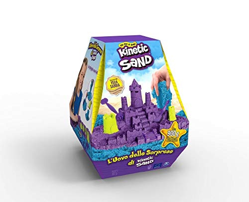 Kinetic Sand, Überraschungs-Ei, Packung mit +900 Gramm Sand und Zubehör, ab 3 Jahren - 6058628 von Kinetic Sand