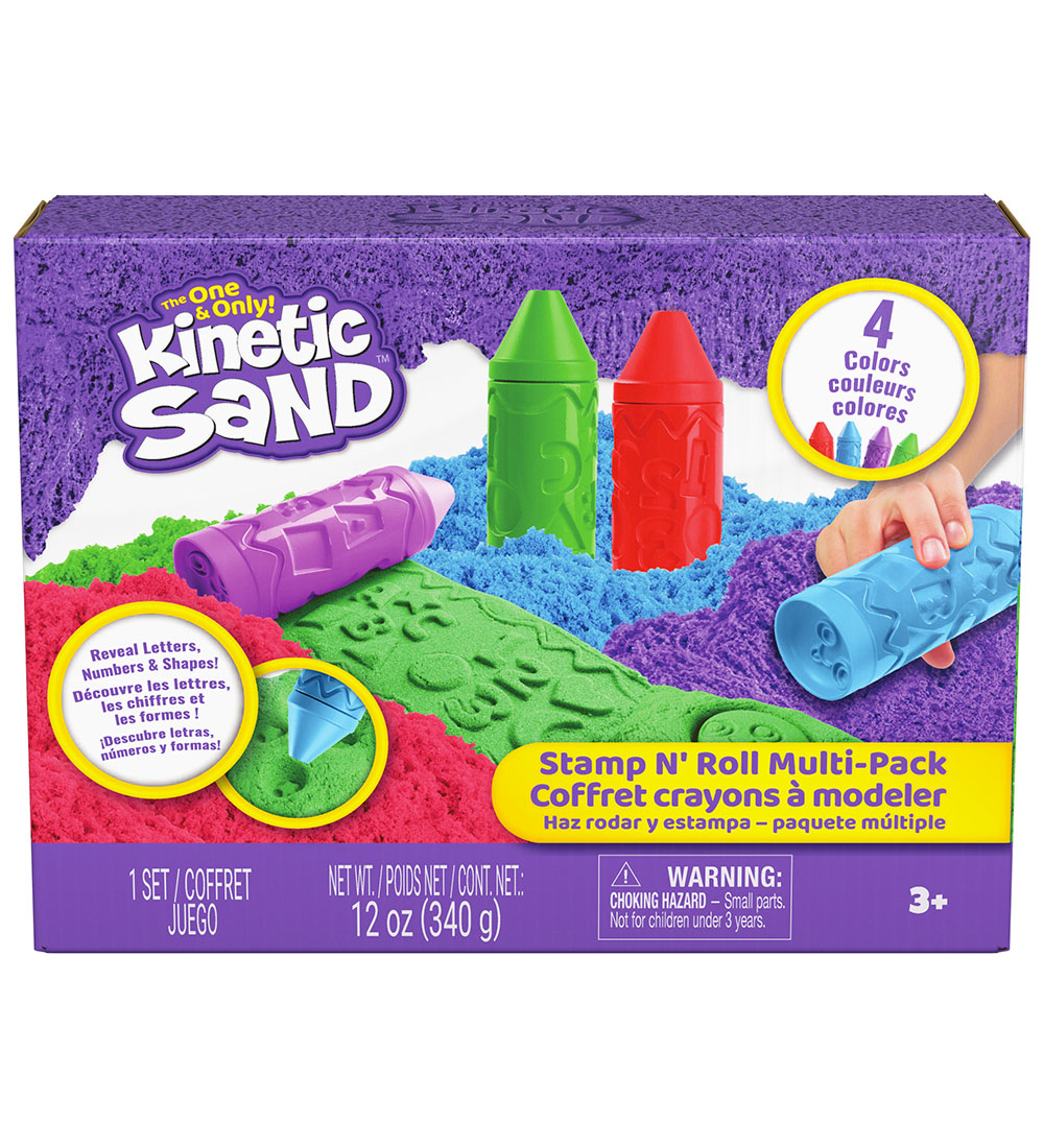 Kinetic Sand Sandset - 340 Gramm - Stamp N' Roll Multipack - Kinetic Sand - One Size - Kinetischer Sand Kinetic Sand Sandset - 340 Gramm - Stamp N' Roll Multipack - Kinetic Sand - One Size - Kinetischer Sand von Kinetic Sand