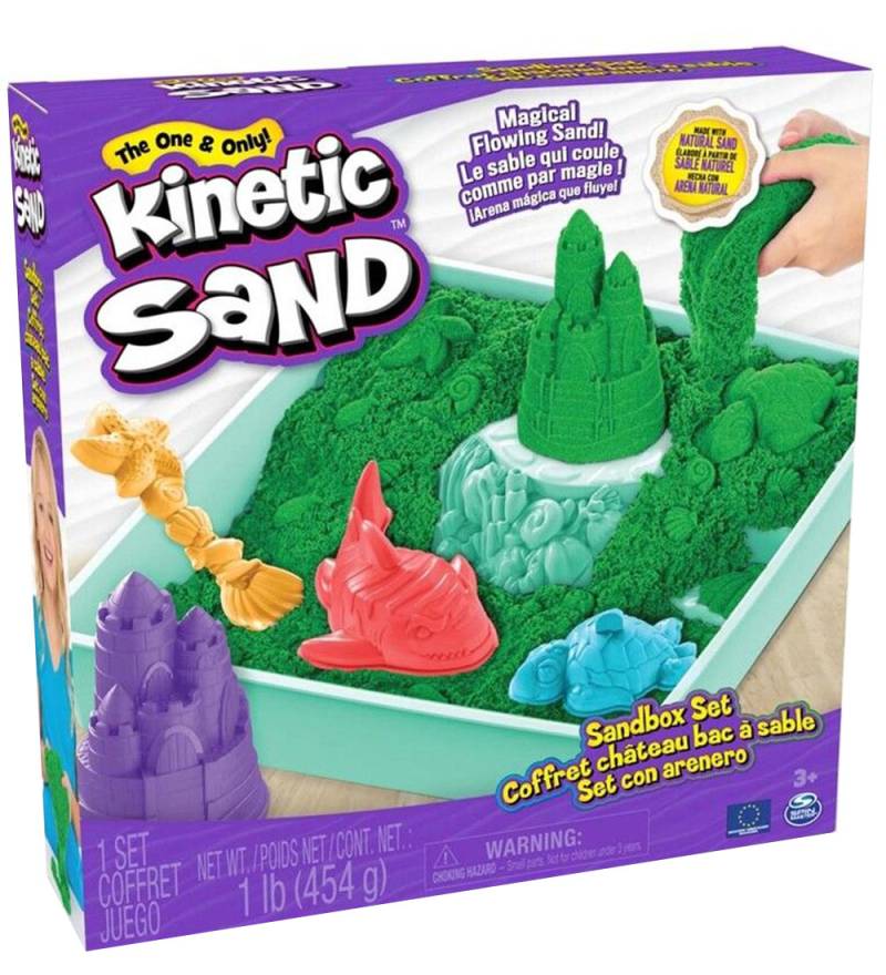 Kinetic Sand Sandset - 454 g - Grün - Kinetic Sand - One Size - Kinetischer Sand Kinetic Sand Sandset - 454 g - Grün - Kinetic Sand - One Size - Kinetischer Sand von Kinetic Sand