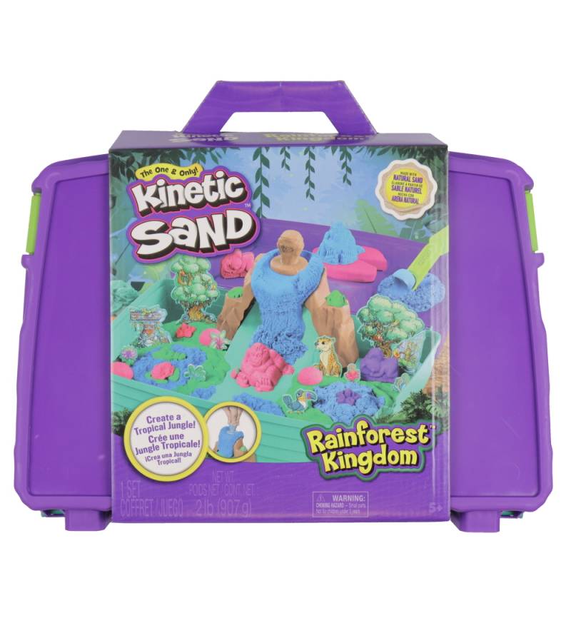Kinetic Sand Sandset - 907 g - Regenwald Kingdom - Kinetic Sand - One Size - Kinetischer Sand Kinetic Sand Sandset - 907 g - Regenwald Kingdom - Kinetic Sand - One Size - Kinetischer Sand von Kinetic Sand