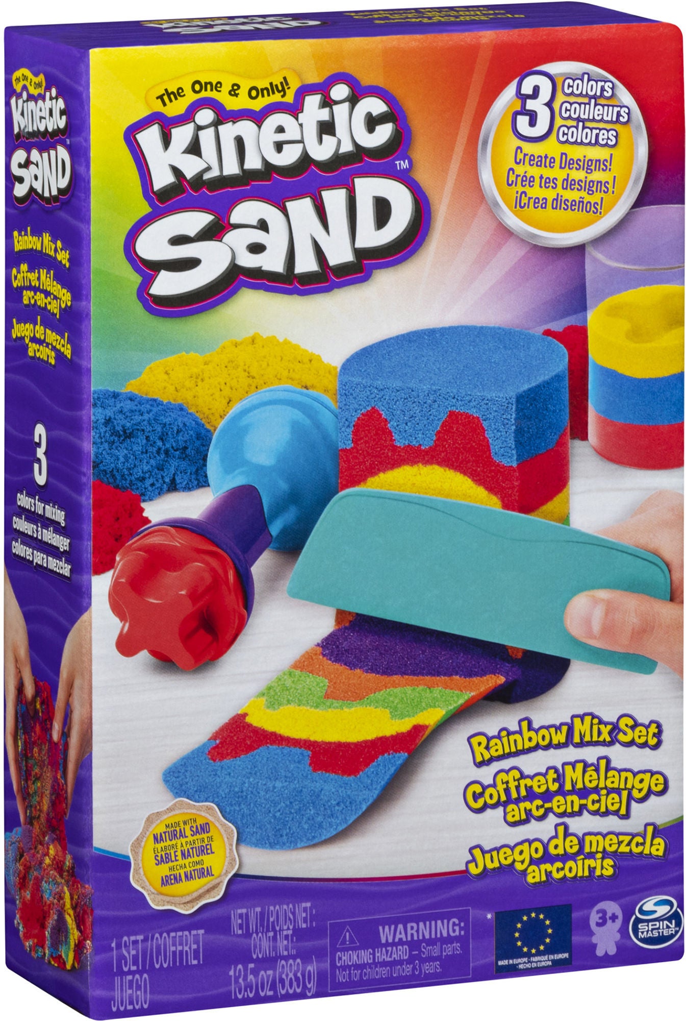 Kinetic Sand Spielset Rainbow Mix Kinetic Sand Spielset Rainbow Mix von Kinetic Sand
