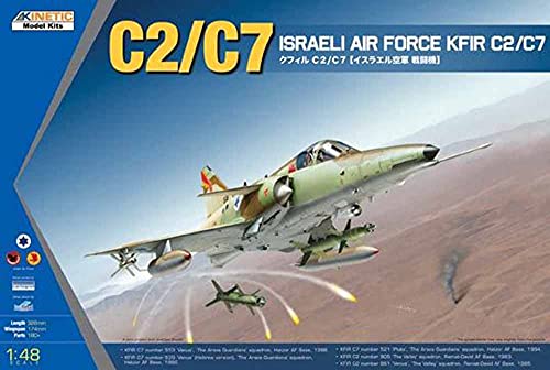 KINETIC KFIR C2/C7 - Militär-Flugzeug-Modell, 1:48, für Jungen und Erwachsene, Transparent, 15 Zoll KINETIC KFIR C2/C7 - Militär-Flugzeug-Modell, 1:48, für Jungen und Erwachsene, Transparent, 15 Zoll von Kinetic