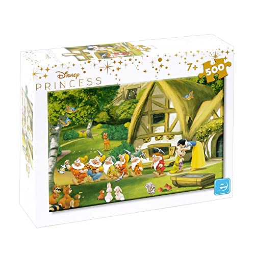 King 55916 Disney Schneewittchen Puzzle 500 Teile, Blauer Karton von King International