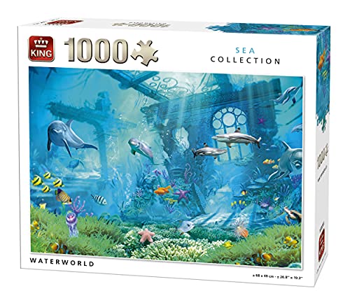 King 56014 Wasserwelt Puzzle 1000 Teile, Mehrfarbig von King International