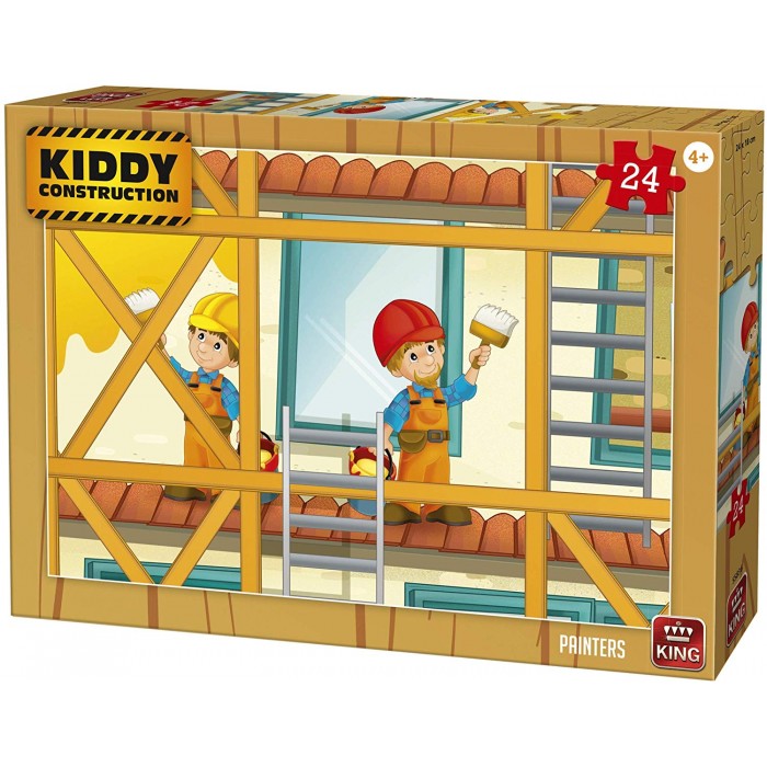 King International - Kiddy Construction - Painters - 24 Teile von King International