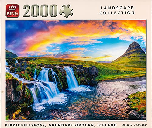 2000er-Puzzle Wasserfall Kirkjufellsfoss von King Puzzles