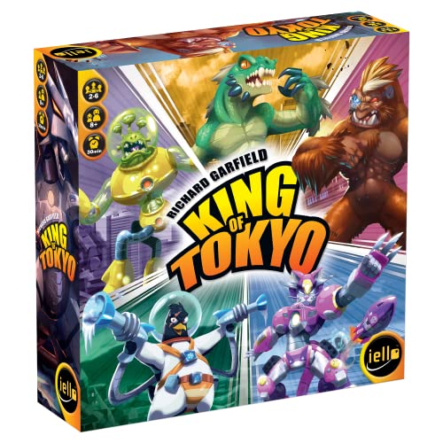 Iello , King of Tokyo Game (2016 Edition) , Board Game , Ages 8+ , 2-6 Players , 30 Minutes Playing Time von IELLO