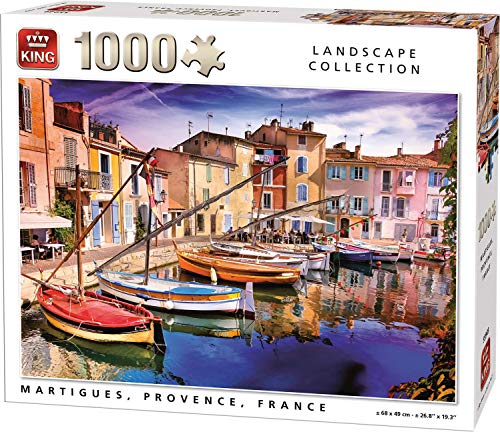 KING 55949 - Martigues Frankreich Puzzle 1000 Teile Full Color von King