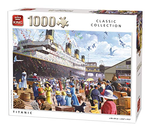 King 05134 - Puzzle Titanic, 1000 Stück von King