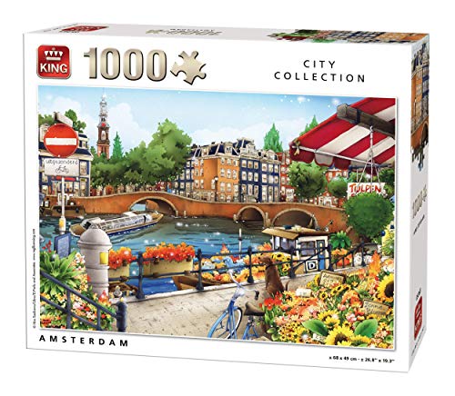 KING 13.622 cm Amsterdam Puzzle (1000 Teile) von King International