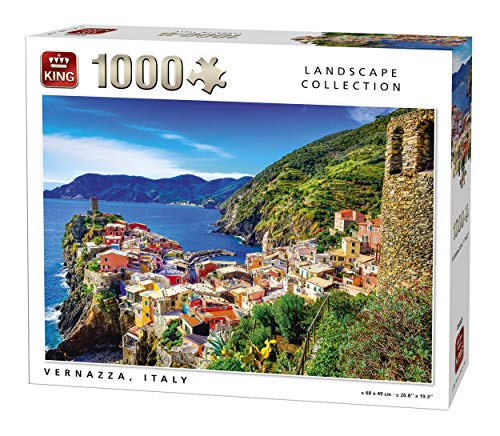 KING 14.389,1 cm Vernazza Italien Puzzle (1000 Teile) von King International