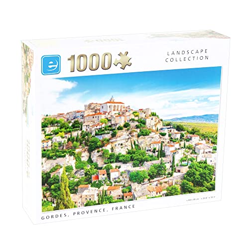 King 55981 Gordes Provence Frankreich Puzzle 1000 Teile, Mehrfarbig von King International