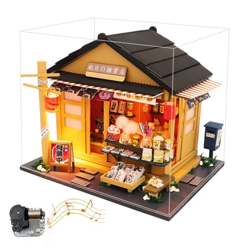 Autumn General Store DIY Miniaturhaus Kit - Retro Japanischer Stil 3D Puzzle für Erwachsene (C) von KingStora