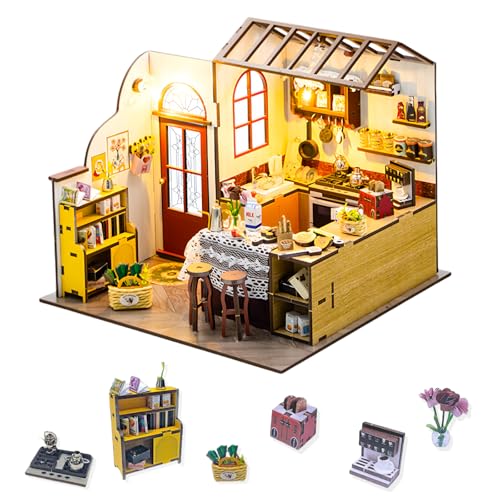 Cozy Kitchen or Charming Bakery DIY Miniatur Puppenhaus Kit | Detailliertes & herzerwärmendes Design (Peta's Kitchen) von KingStora