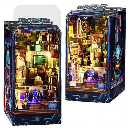 DIY Book Nook Kit Sci-Fi Energy Lab Thema 3D Puzzle Montage Buchstütze für Erwachsene DIY Book Nook Kit Sci-Fi Energy Lab Thema 3D Puzzle Montage Buchstütze für Erwachsene von KingStora