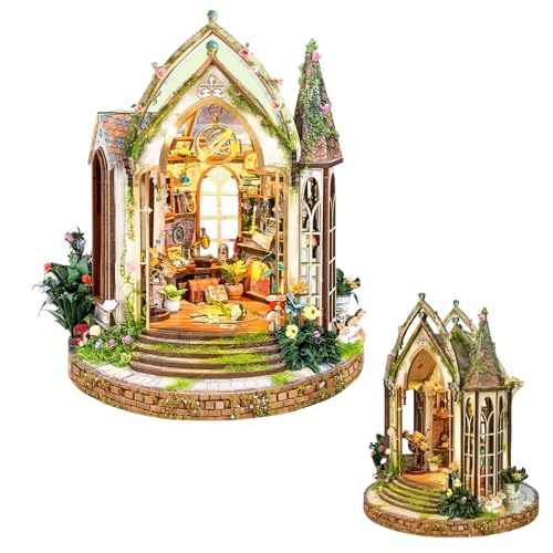 DIY Mini Book Nook & Dollhouse Kit - Dreamy Botanical Research House - 3D Puzzle Assembly Bookend for Adult DIY Mini Book Nook & Dollhouse Kit - Dreamy Botanical Research House - 3D Puzzle Assembly Bookend for Adult von KingStora