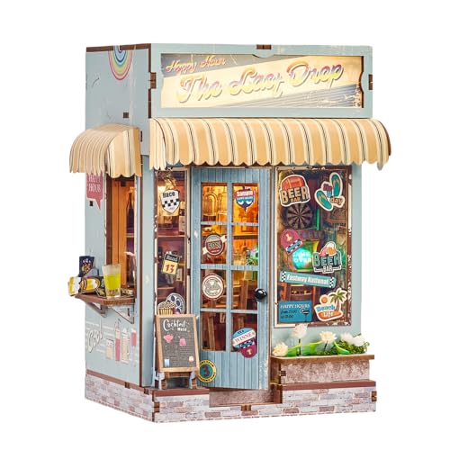 DIY Mini Book Nook & Dollhouse Kit - The Last Drop Beach Bar - 3D Miniature Assembly Bookend - Summer Coastal Theme Craft for Adults DIY Mini Book Nook & Dollhouse Kit - The Last Drop Beach Bar - 3D Miniature Assembly Bookend - Summer Coastal Theme Craft for Adults von KingStora
