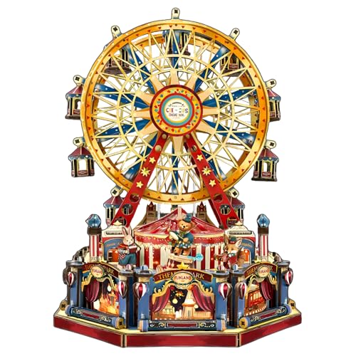 DIY Musik Riesenrad Modellbausatz - Zirkus Thema Himmelrad 3D Puzzle für Erwachsene DIY Musik Riesenrad Modellbausatz - Zirkus Thema Himmelrad 3D Puzzle für Erwachsene von KingStora