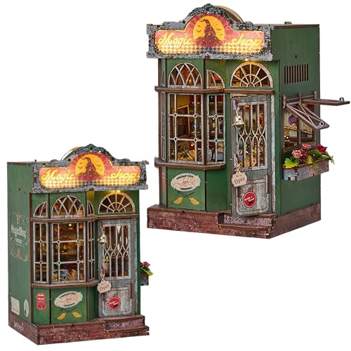 Nook & Dollhouse Kit – Miniatur-Zauberladen – 3D-Puzzle, Buchstützen für Erwachsene Nook & Dollhouse Kit – Miniatur-Zauberladen – 3D-Puzzle, Buchstützen für Erwachsene von KingStora