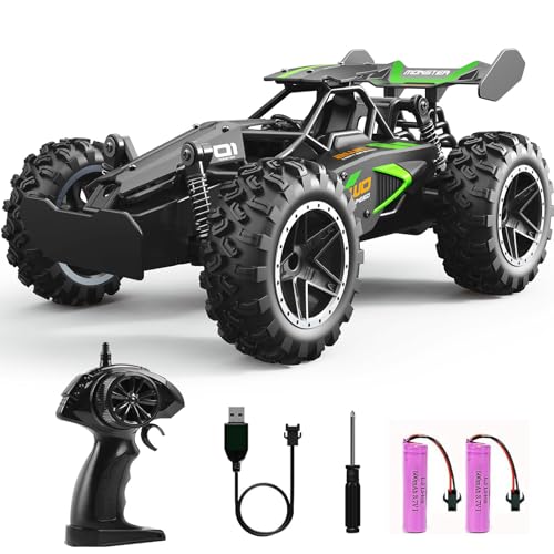Ferngesteuertes Auto für Kinder, 2,4GHz 1:18 Hochgeschwindigkeits-RC-Autos mit 15 km/h, Elektrisches 2WD-Spielzeugauto RC-Monstertrucks für Feiertage, Geburtstage, Geschenke für Mädchen und Jungen Ferngesteuertes Auto für Kinder, 2,4GHz 1:18 Hochgeschwindigkeits-RC-Autos mit 15 km/h, Elektrisches 2WD-Spielzeugauto RC-Monstertrucks für Feiertage, Geburtstage, Geschenke für Mädchen und Jungen von Kingcenton