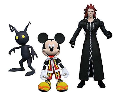 Kingdom Hearts APR178612 Select Series 1 Mickey/Axel und Shadow Actionfigur, Mehrfarbig von Kingdom Hearts