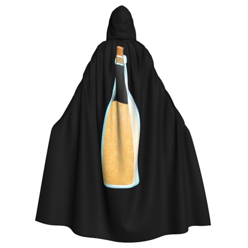 Halloween-Kapuzenumhang mit Glitzersand in Glasflasche für Damen und Herren: leichter Polyester-Umhang mit Kapuze – perfekt für Cosplay, Halloween und Kostümpartys Halloween-Kapuzenumhang mit Glitzersand in Glasflasche für Damen und Herren: leichter Polyester-Umhang mit Kapuze – perfekt für Cosplay, Halloween und Kostümpartys von Kingww