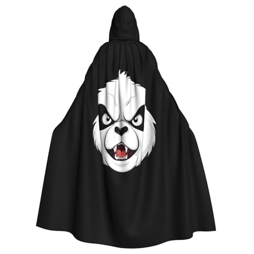 Kingww Angry Panda Halloween-Umhang mit Kapuze für Männer und Frauen: leichter Polyester-Umhang mit Kapuze, perfekt für Cosplay, Halloween und Kostümpartys Kingww Angry Panda Halloween-Umhang mit Kapuze für Männer und Frauen: leichter Polyester-Umhang mit Kapuze, perfekt für Cosplay, Halloween und Kostümpartys von Kingww