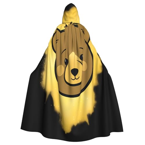 Kingww Der kleine Bär im Goldpuder Halloween-Kapuzenumhang für Männer und Frauen: leichter Polyester-Umhang mit Kapuze – perfekt für Cosplay, Halloween und Kostümpartys Kingww Der kleine Bär im Goldpuder Halloween-Kapuzenumhang für Männer und Frauen: leichter Polyester-Umhang mit Kapuze – perfekt für Cosplay, Halloween und Kostümpartys von Kingww