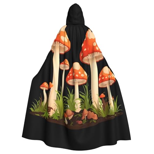 Kingww Dichter Pilzgarten Halloween Kapuzenumhang für Männer und Frauen: leichter Polyester-Umhang mit Kapuze – perfekt für Cosplay, Halloween und Kostümpartys Kingww Dichter Pilzgarten Halloween Kapuzenumhang für Männer und Frauen: leichter Polyester-Umhang mit Kapuze – perfekt für Cosplay, Halloween und Kostümpartys von Kingww