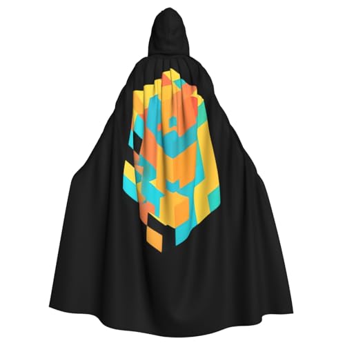 Kingww Farbiger, kleiner Halloween-Umhang mit Kapuze für Damen und Herren: leichter Polyester-Umhang mit Kapuze – perfekt für Cosplay, Halloween und Kostümpartys Kingww Farbiger, kleiner Halloween-Umhang mit Kapuze für Damen und Herren: leichter Polyester-Umhang mit Kapuze – perfekt für Cosplay, Halloween und Kostümpartys von Kingww