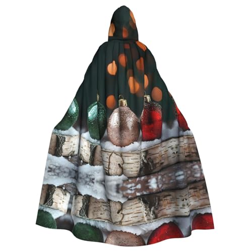 Kingww Farbiger Glocken-Halloween-Umhang mit Kapuze für Männer und Frauen: leichter Polyester-Umhang mit Kapuze, perfekt für Cosplay, Halloween und Kostümpartys Kingww Farbiger Glocken-Halloween-Umhang mit Kapuze für Männer und Frauen: leichter Polyester-Umhang mit Kapuze, perfekt für Cosplay, Halloween und Kostümpartys von Kingww
