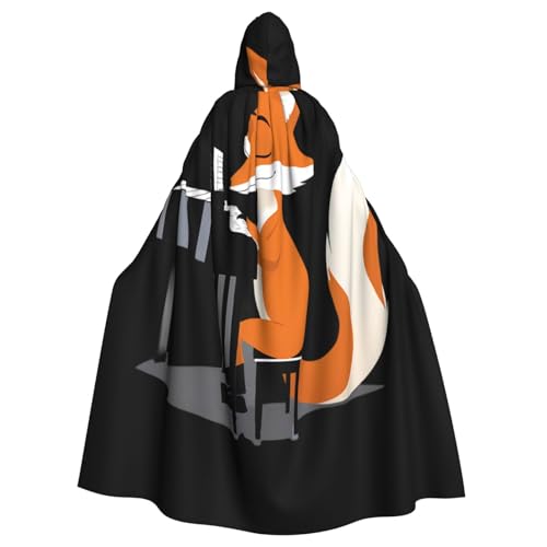 Kingww Fox Playing The Piano_107366009 Halloween-Kapuzenumhang für Männer und Frauen: leichter Polyester-Umhang mit Kapuze, perfekt für Cosplay, Halloween & Kostümpartys Kingww Fox Playing The Piano_107366009 Halloween-Kapuzenumhang für Männer und Frauen: leichter Polyester-Umhang mit Kapuze, perfekt für Cosplay, Halloween & Kostümpartys von Kingww