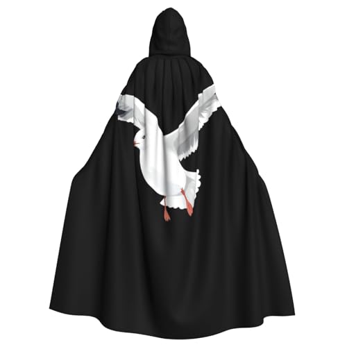 Kingww Freifliegende Möwe Halloween Kapuzenumhang für Männer und Frauen: leichter Polyester-Umhang mit Kapuze – perfekt für Cosplay, Halloween & Kostümpartys Kingww Freifliegende Möwe Halloween Kapuzenumhang für Männer und Frauen: leichter Polyester-Umhang mit Kapuze – perfekt für Cosplay, Halloween & Kostümpartys von Kingww