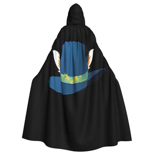 Kingww Fuchsohren Strohhut Halloween Kapuzenumhang für Männer und Frauen: leichter Polyester-Umhang mit Kapuze – perfekt für Cosplay, Halloween & Kostümpartys Kingww Fuchsohren Strohhut Halloween Kapuzenumhang für Männer und Frauen: leichter Polyester-Umhang mit Kapuze – perfekt für Cosplay, Halloween & Kostümpartys von Kingww