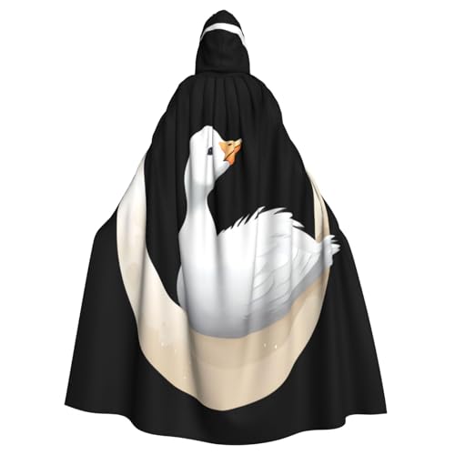 Kingww Goose Sleeping On The Moon Halloween-Kapuzenumhang für Männer und Frauen: leichter Polyester-Umhang mit Kapuze – perfekt für Cosplay, Halloween & Kostümpartys Kingww Goose Sleeping On The Moon Halloween-Kapuzenumhang für Männer und Frauen: leichter Polyester-Umhang mit Kapuze – perfekt für Cosplay, Halloween & Kostümpartys von Kingww