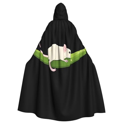 Kingww Halloween Kapuzenumhang Maus auf der Erbse für Männer und Frauen: leichter Polyester-Umhang mit Kapuze – perfekt für Cosplay, Halloween & Kostümpartys Kingww Halloween Kapuzenumhang Maus auf der Erbse für Männer und Frauen: leichter Polyester-Umhang mit Kapuze – perfekt für Cosplay, Halloween & Kostümpartys von Kingww