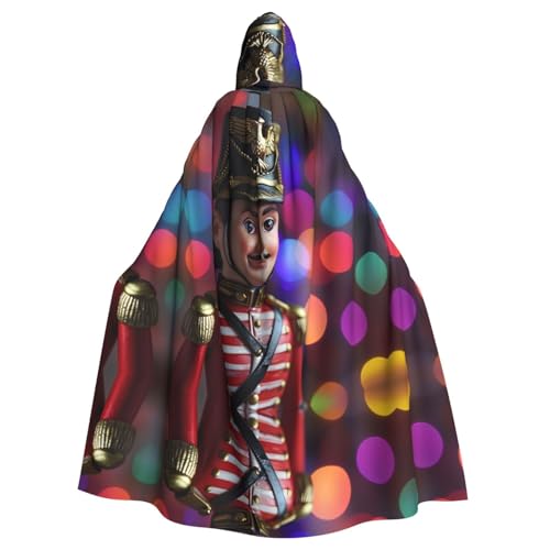 Kingww Halloween-Kapuzenumhang für Männer und Frauen: leichter Polyester-Umhang mit Kapuze, perfekt für Cosplay, Halloween und Kostümpartys von Kingww