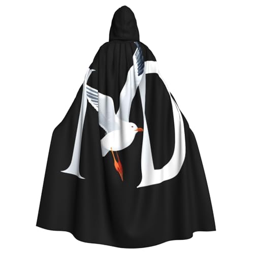 Kingww Halloween-Kapuzenumhang mit Möwe auf Buchstaben, für Damen und Herren: leichter Polyester-Umhang mit Kapuze, perfekt für Cosplay, Halloween und Kostümpartys Kingww Halloween-Kapuzenumhang mit Möwe auf Buchstaben, für Damen und Herren: leichter Polyester-Umhang mit Kapuze, perfekt für Cosplay, Halloween und Kostümpartys von Kingww