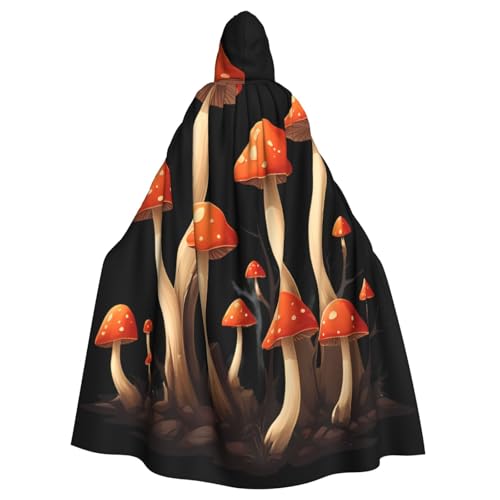 Kingww Halloween-Kapuzenumhang mit Pilzen auf toten Bäumen für Damen und Herren: leichter Polyester-Umhang mit Kapuze, perfekt für Cosplay, Halloween und Kostümpartys Kingww Halloween-Kapuzenumhang mit Pilzen auf toten Bäumen für Damen und Herren: leichter Polyester-Umhang mit Kapuze, perfekt für Cosplay, Halloween und Kostümpartys von Kingww